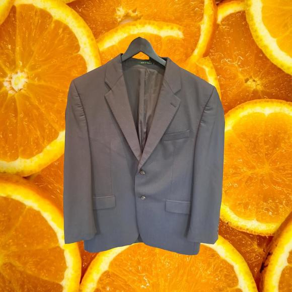 Lauren‎ Ralph Lauren Black 2 Button Blazer Size 42R